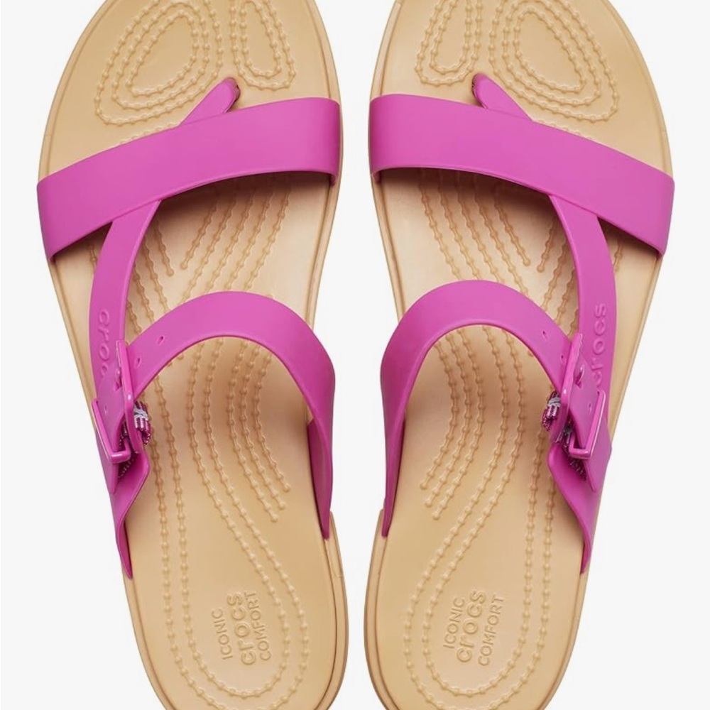 CROCS Womens Tulum Toe Post Sandal